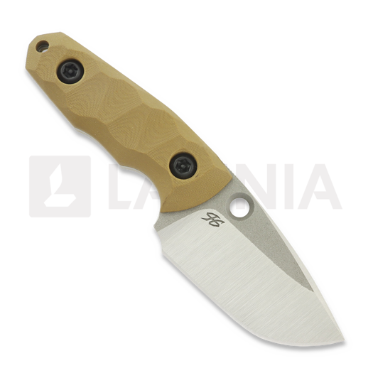 PG Knives Micro Spider, Brown G-10, Satin