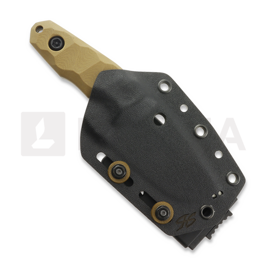 PG Knives Micro Spider, Brown G-10, Satin