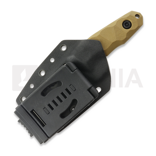 PG Knives Micro Spider, Brown G-10, Satin