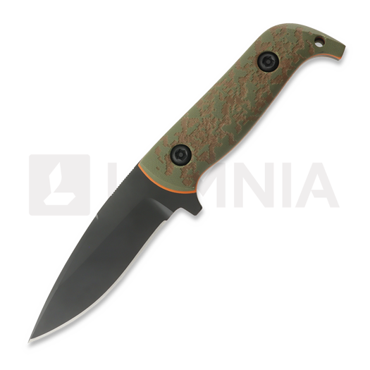 PG Knives Spire, Digi Camo Green G-10, Cerakote