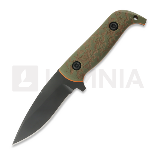 PG Knives Spire, Digi Camo Green G-10, Cerakote