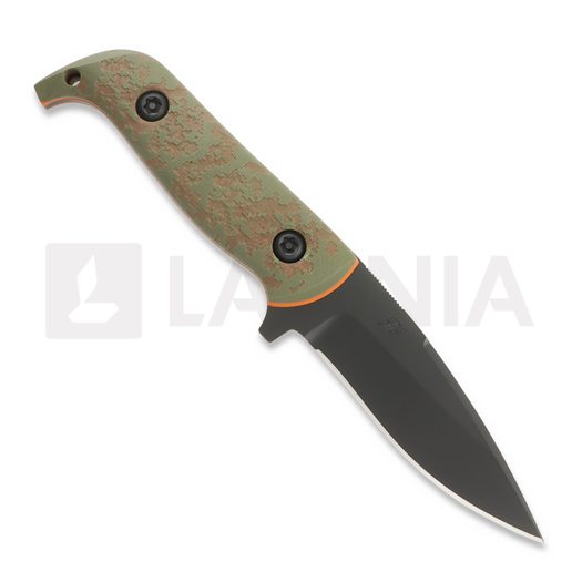 PG Knives Spire, Digi Camo Green G-10, Cerakote