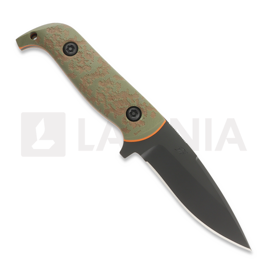 PG Knives Spire, Digi Camo Green G-10, Cerakote
