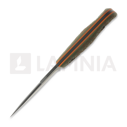 PG Knives Spire, Digi Camo Green G-10, Cerakote