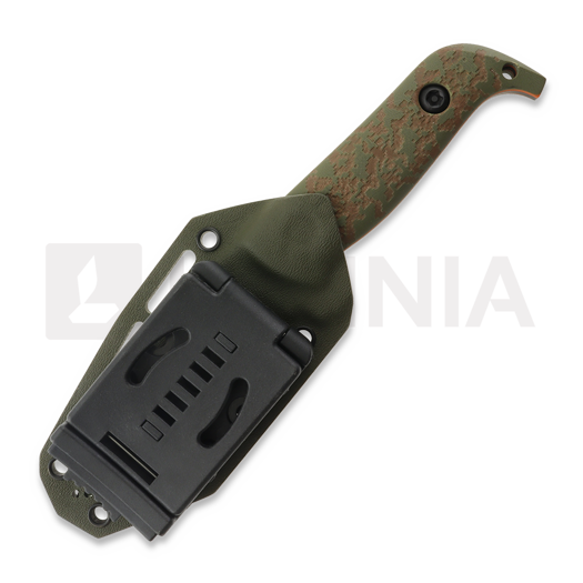 PG Knives Spire, Digi Camo Green G-10, Cerakote