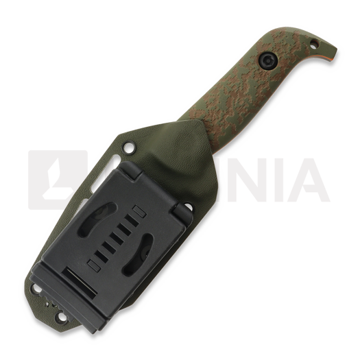 PG Knives Spire, Digi Camo Green G-10, Cerakote