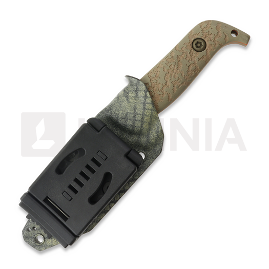 PG Knives Spire, Digi Camo Tan G-10, Cerakote