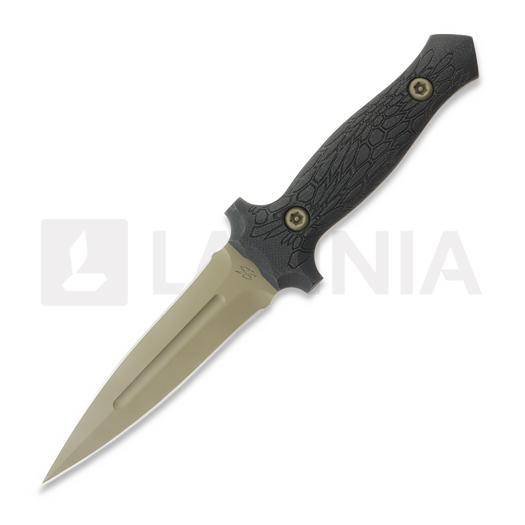 PG Knives Stealth Dagger, Kryptek Black G-10, Cerakote
