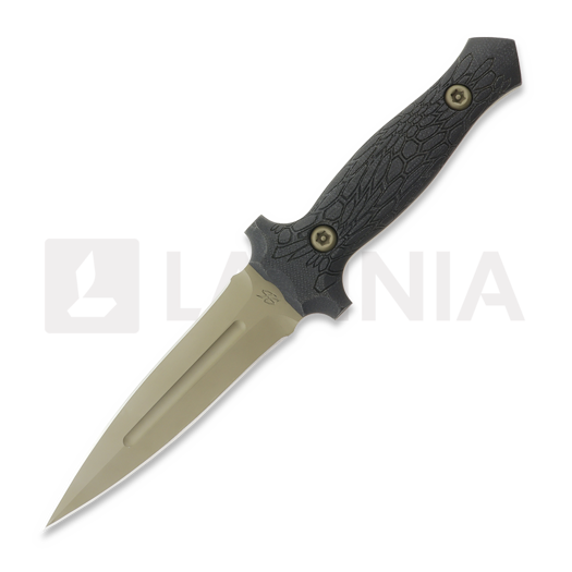 PG Knives Stealth Dagger, Kryptek Black G-10, Cerakote