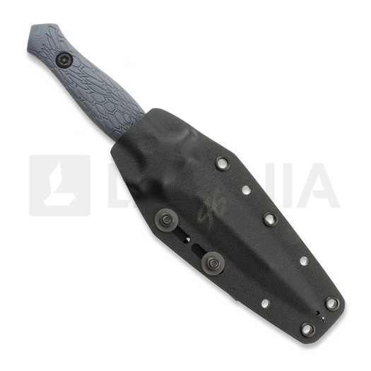 PG Knives Stealth Dagger, Kryptek Blue G-10, Acid Wash