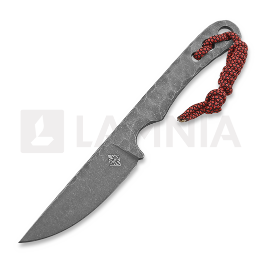 Piranha Knives Lich 칼, red kydex