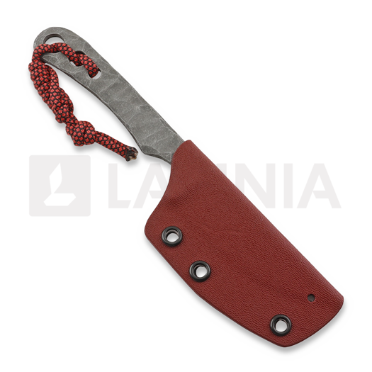 Piranha Knives Lich kniv, red kydex