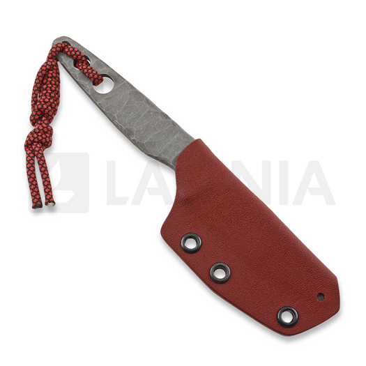 Piranha Knives Orion 칼, red kydex