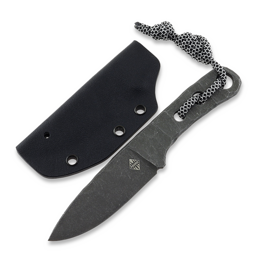 Nóż Piranha Knives Skeleton Necker, black kydex