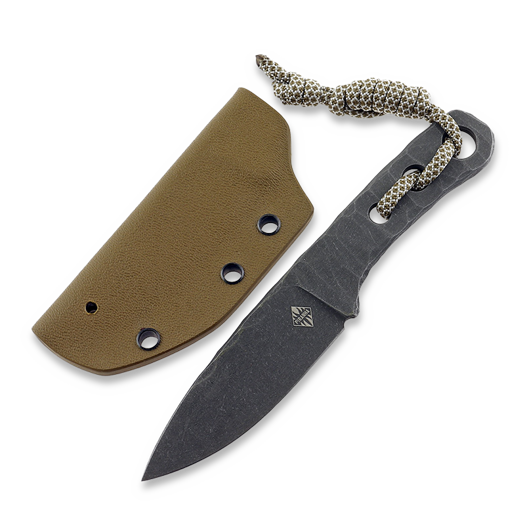 มีด Piranha Knives Skeleton Necker, coyote kydex
