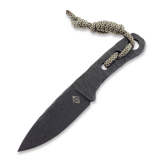Piranha Knives Skeleton Necker kniv, coyote kydex