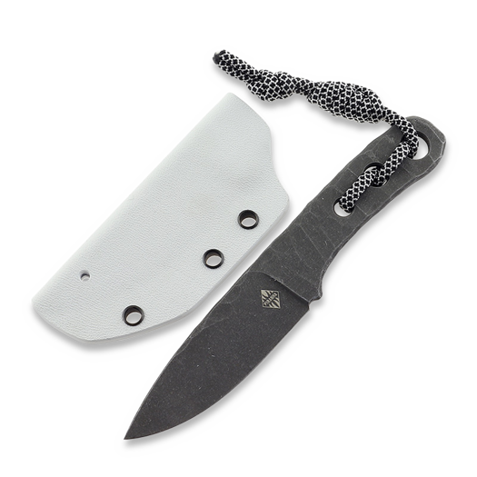 มีด Piranha Knives Skeleton Necker, white kydex
