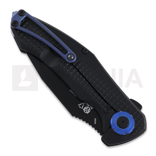 PMP Knives Alpha Smilodon Black/Blue kääntöveitsi