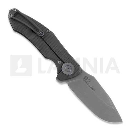 PMP Knives Alpha Smilodon Flamed folding knife