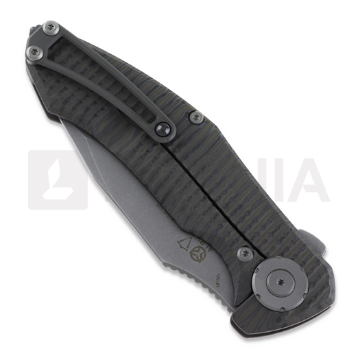 PMP Knives Alpha Smilodon Flamed sulankstomas peilis