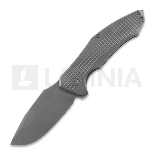 PMP Knives Alpha Smilodon Gray/Blue sulankstomas peilis
