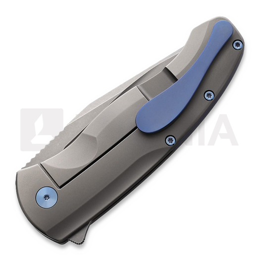 PMP Knives Berserker Gray Blue Hardware sulankstomas peilis