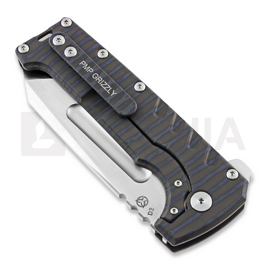 Coltello pieghevole PMP Knives Grizzly, tiger stripes