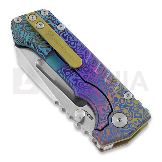 PMP Knives The Beast sulankstomas peilis, anodized
