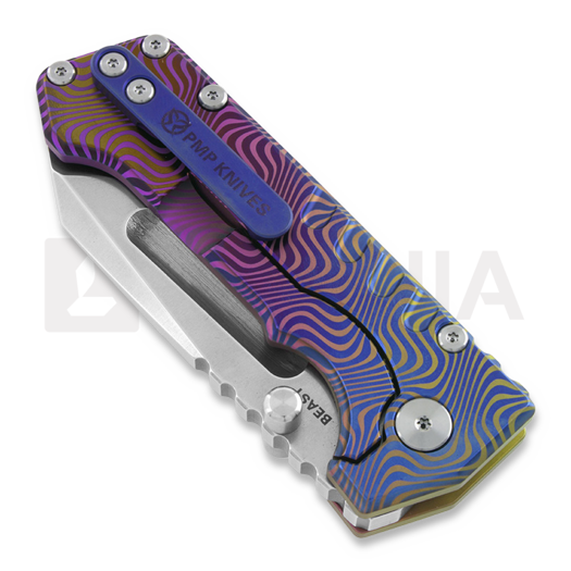 PMP Knives The Beast folding knife, anodized