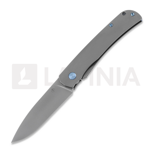 PMP Knives User II Silver összecsukható kés, Blue accents