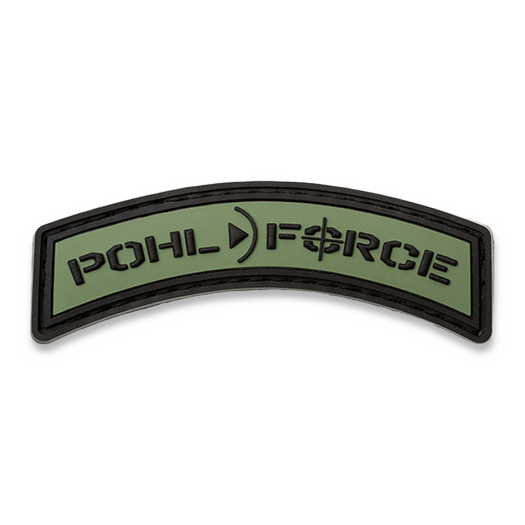 Патч на липучці Pohl Force 3D rubber patch, зелений