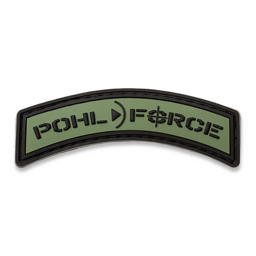Патч на липучці Pohl Force 3D rubber patch, зелений