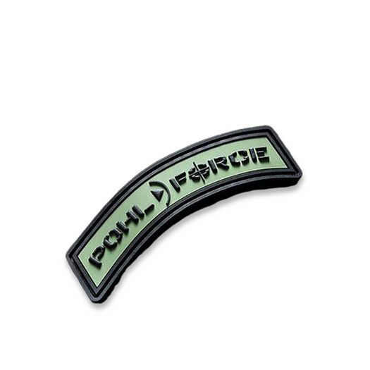 Pohl Force 3D rubber patch 补丁, 綠色