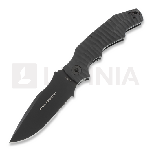 Pohl Force Alpha Four Survival összecsukható kés, fűrészfogú