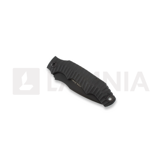 Coltello pieghevole Pohl Force Alpha Four Survival, dentatura lama
