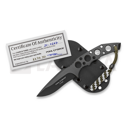 Pohl Force Charlie Three BK Gen2 knife