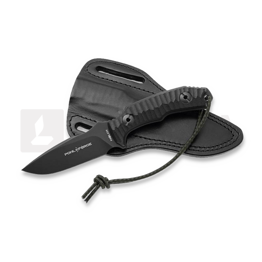 Pohl Force November One Survival puukko, nahka tuppi