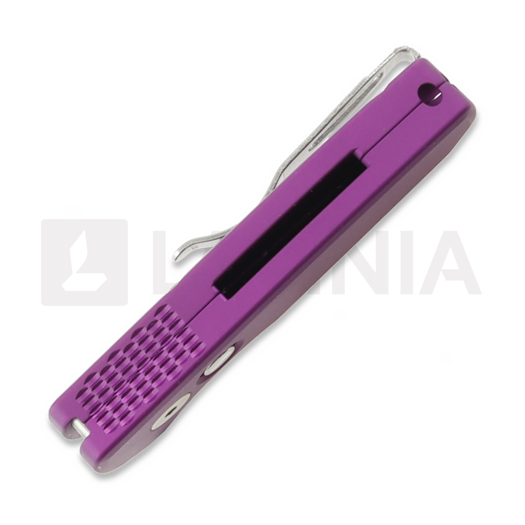 Pro-Tech Auto Runt 5 Smooth Purple 折り畳みナイフ 5300-LTDPURPLE