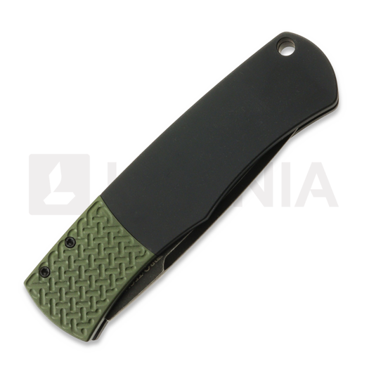 Pro-Tech BR-1 Magic sulankstomas peilis, green bolster, DLC 154CM BR-17LTD-GREENDLCW