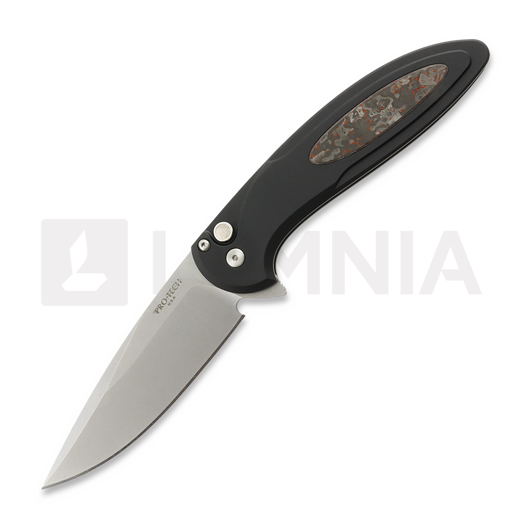 Pro-Tech Cambria Flipper sulankstomas peilis, TechnoCarbon Red Inlay CF2101-LTDTCRED