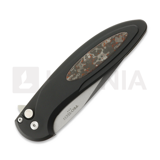 Coltello pieghevole Pro-Tech Cambria Flipper, TechnoCarbon Red Inlay CF2101-LTDTCRED
