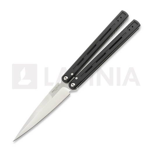 Pro-Tech FlyFather 2 Satin balisong, 검정 FF2101