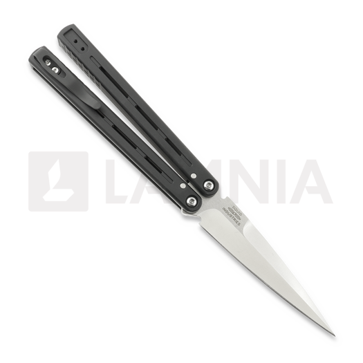 Pro-Tech FlyFather 2 Satin balisong, crna FF2101