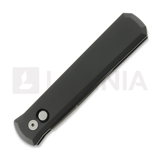 Pro-Tech Godfather Black folding knife, Smoky Grey blade 921-SG