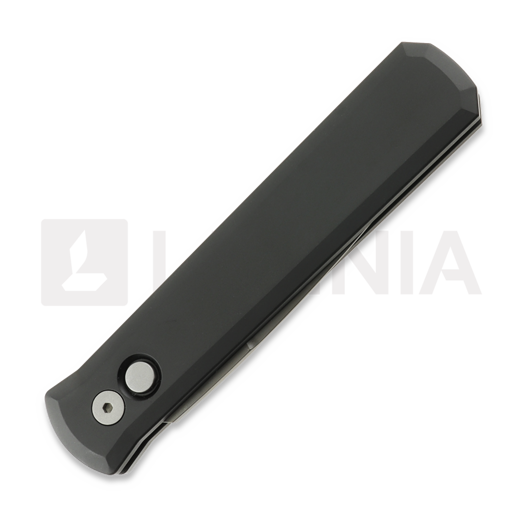 Pro-Tech Godfather Black folding knife, Smoky Grey blade 921-SG