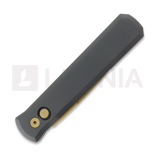 Coltello pieghevole Pro-Tech Godfather Tan PDV, nero 921-TAN