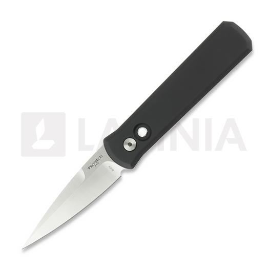 Pro-Tech Godson Satin folding knife, black 721-MOP20CV
