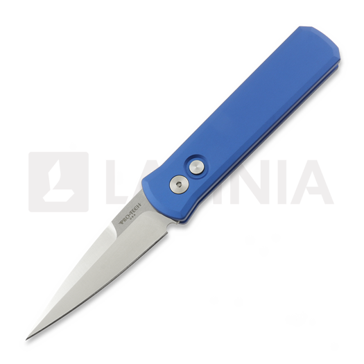 Pro-Tech Godson Satin סכין מתקפלת, Dark Blue Aluminum 721-SATINBLUE