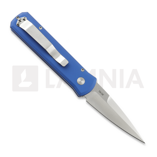 Coltello pieghevole Pro-Tech Godson Satin, Dark Blue Aluminum 721-SATINBLUE