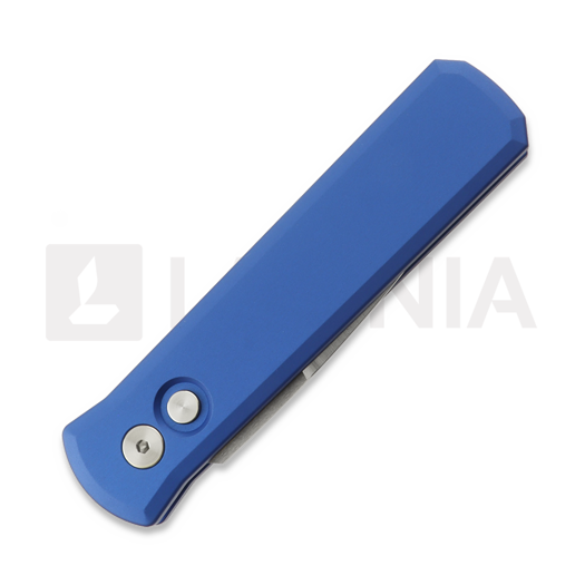 Coltello pieghevole Pro-Tech Godson Satin, Dark Blue Aluminum 721-SATINBLUE